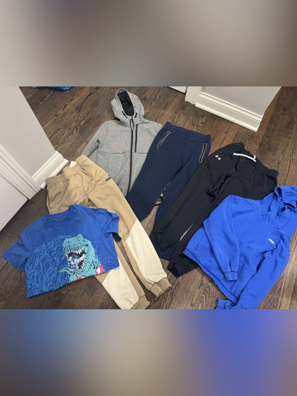Boy Athletic Everyday Bundle Nike UnderArmour H&M Old Navy Puma (12/14/16/XL)